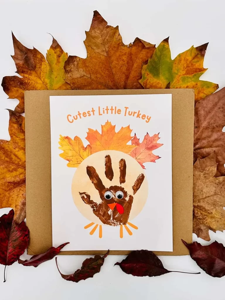 Turkey Handprint Card