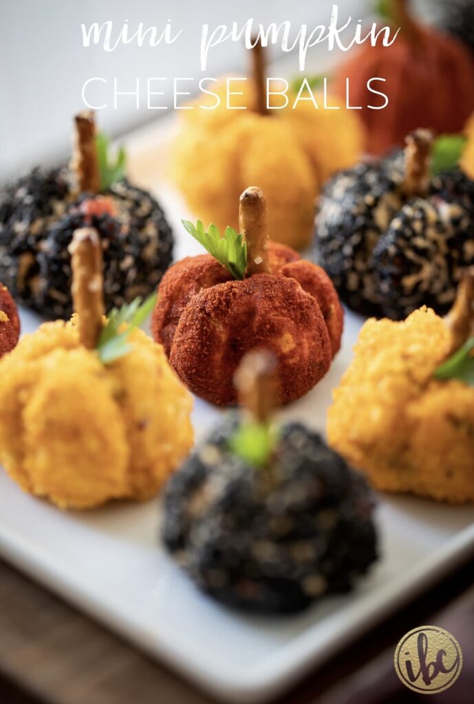 Mini Pumpkin Cheese Balls