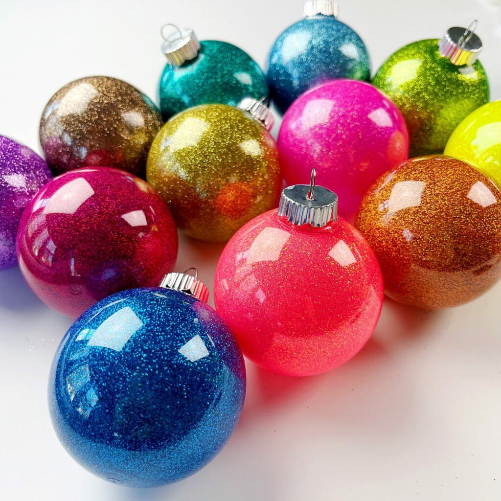 Glitter Ornaments