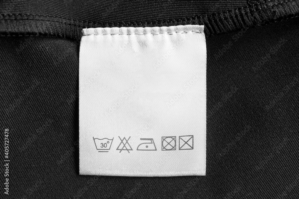 Care clothing label