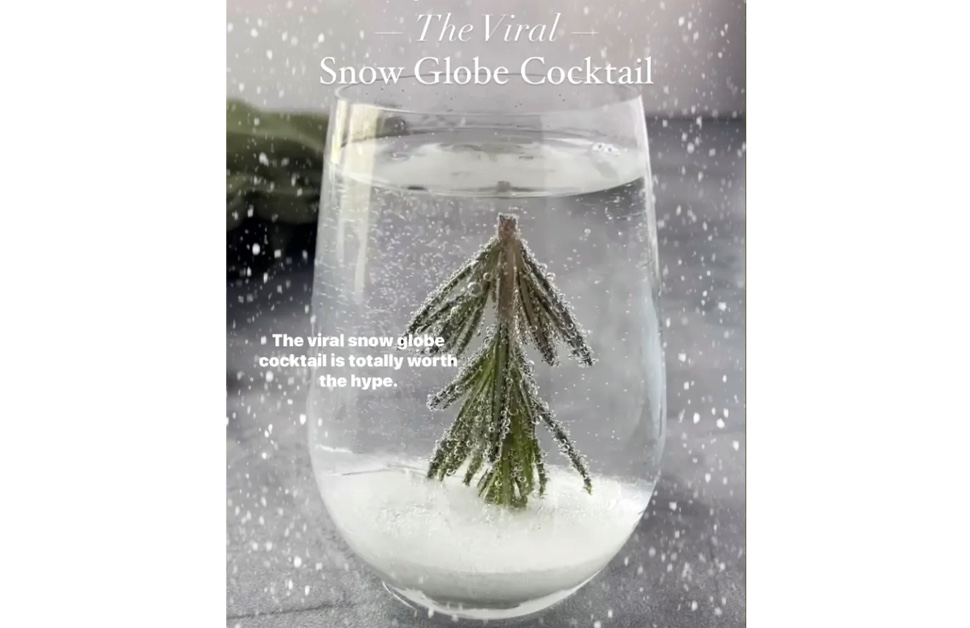 Snow Globe Cocktail