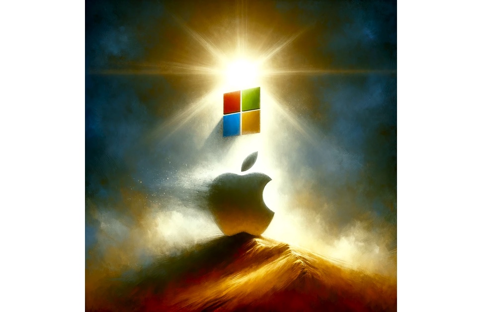 Microsoft Surpasses Apple