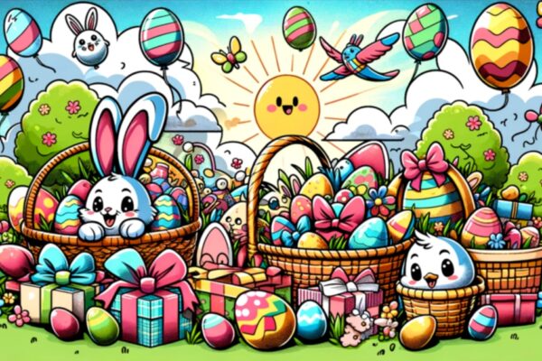 Easter Gift Baskets for Kids Featured Image