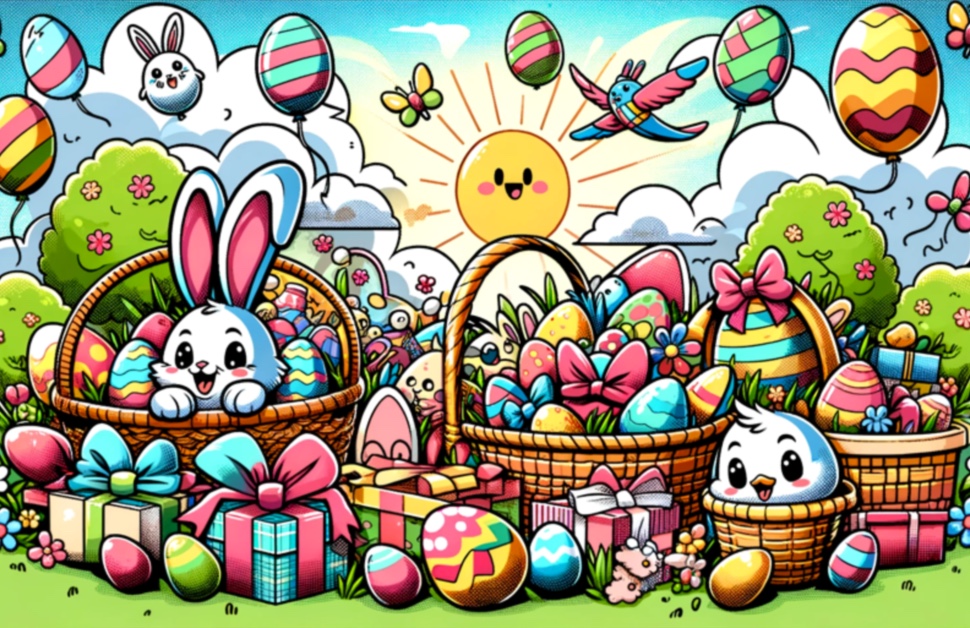 Easter Gift Baskets for Kids Featured Image