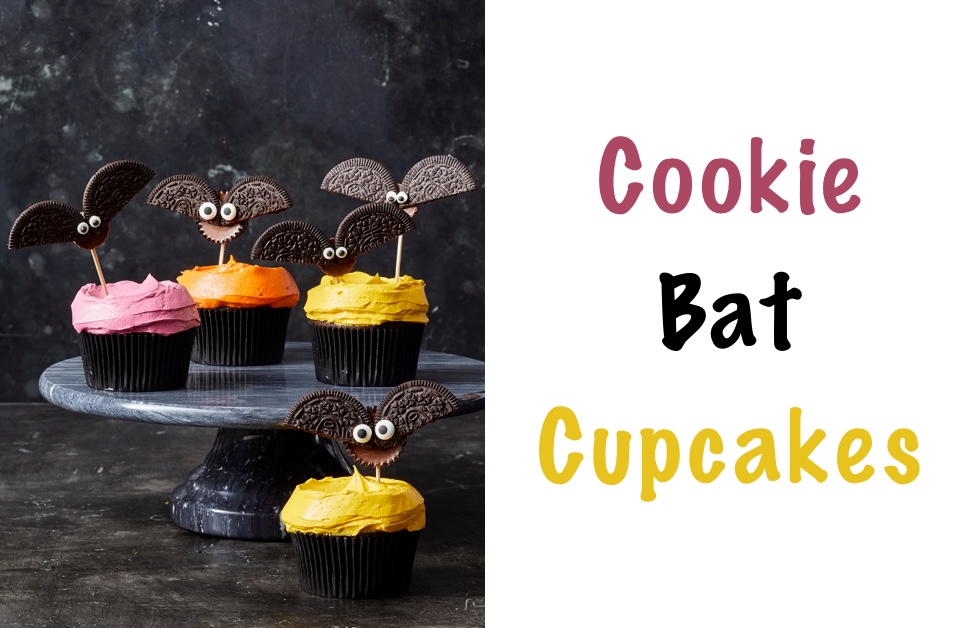 Cookie Bat Cupcakes