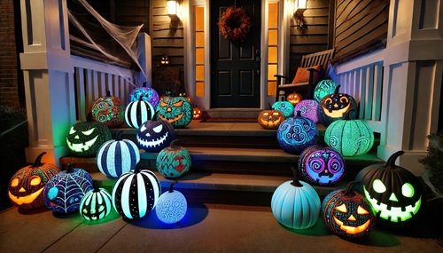 Glow in the dark pumpkins