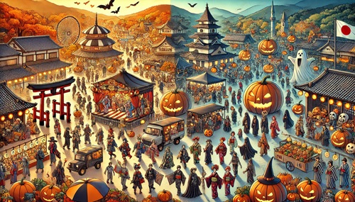 Halloween Parade in Japan and Spooky Festival in Germany