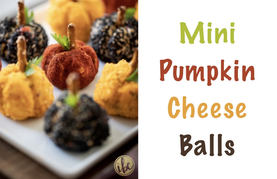 Mini Pumpkin Cheese Balls