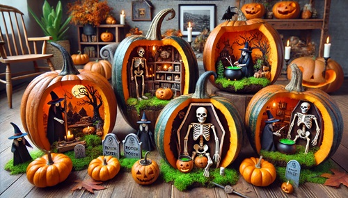 Pumpkin Dioramas