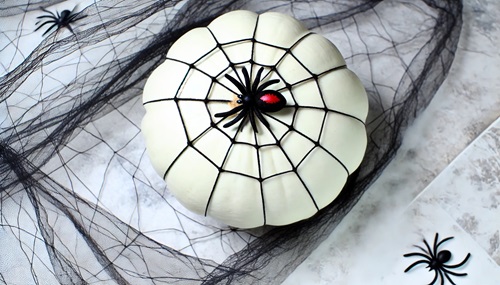 Spider Web Pumpkin