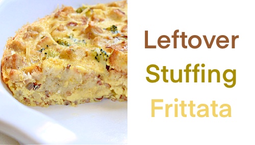 Leftover Stuffing Frittata